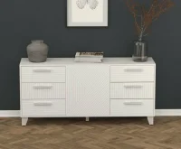 Комод Копенгаген белый/белый матовый Комод Копенгаген белый/белый матовый