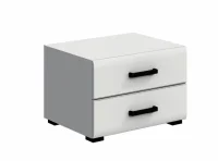 Тумба прикроватная Нэнси New белый/белый глянец Тумба прикроватная Нэнси New белый/белый глянец