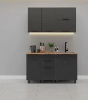 Кухонный гарнитур Лаванда 1,4 сталь