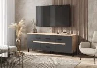 Тумба ТВ Ким (металл) дуб сонома/графит