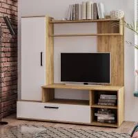 Гостиная Евро-2 крафт/белый