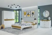 Спальня Милана белый/сосна гранд Спальня Милана белый/сосна гранд