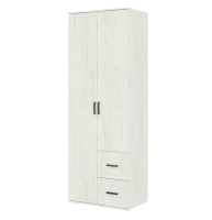 Шкаф 2-х створчатый Алтея (800) дуб крафт белый