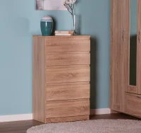 Комод Кастор 5 ящиков дуб сонома Комод Кастор 5 ящиков дуб сонома