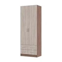 Шкаф 2-х створчатый Дуэт ясень шимо темный/ясень шимо светлый