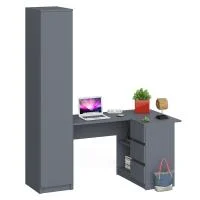 Комплект Мори Стол компьютерный МС-16 + Пенал МШ 400.1 графит