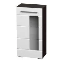 Пенал Милан ШК-14 венге/белый глянец Пенал Милан ШК-14 венге/белый глянец