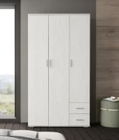 Шкаф Соло-1 (Нельсон ШК-01) дуб крафт белый