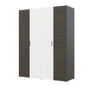 Шкаф 4-х створчатый Бостон 1600 венге/белый
