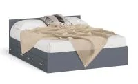 Кровать с ящиками Мори графит Кровать с ящиками Мори графит