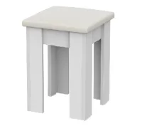 Табурет №1 белый
