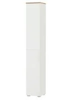 Шкаф-пенал Октава 13.228 белый шагрень/дуб крафт золотой