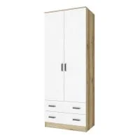 Шкаф комбинированный Лагуна-08 Б/З дуб делано/белый