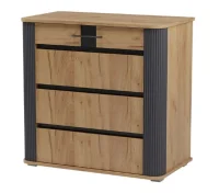 Комод Ольга-2 дуб золотистый/антрацит Комод Ольга-2 дуб золотистый/антрацит