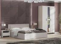 Модульная спальня МСП-1 ясень анкор светлый Модульная спальня МСП-1 ясень анкор светлый