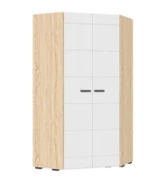 Шкаф угловой Либерти ШК-06 1060 дуб сонома/белый глянец