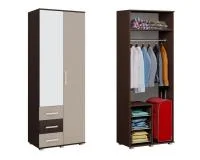 Шкаф 2-х створчатый Белла венге/дуб беленый