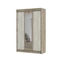 Шкаф-купе Андрей-4М дуб крафт серый/дуб крафт белый