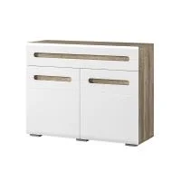 Тумба Наоми ТБ-18 дуб каньон/белый глянец Тумба Наоми ТБ-18 дуб каньон/белый глянец