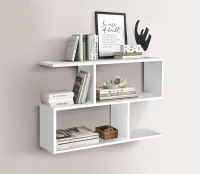 Полка книжная навесная № 5 белый