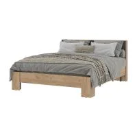 Кровать Хелен КР-03 серый графит/дуб крафт золото Кровать Хелен КР-03 серый графит/дуб крафт золото