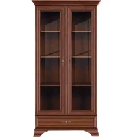 Шкаф-витрина Кентаки REG2W1S каштан Шкаф-витрина Кентаки REG2W1S каштан