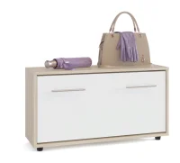 Тумба под обувь ТП-3 дуб сонома/белый Тумба под обувь ТП-3 дуб сонома/белый