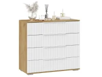 Комод Хилтон дуб крафт золотой/белый матовый Комод Хилтон дуб крафт золотой/белый матовый