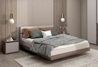 Кровать Ника 1,6 шимо темный/кашемир Кровать Ника 1,6 шимо темный/кашемир