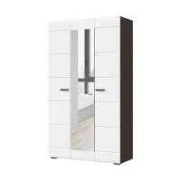 Шкаф 3-х створчатый Либерти ШК-03 венге/белый глянец