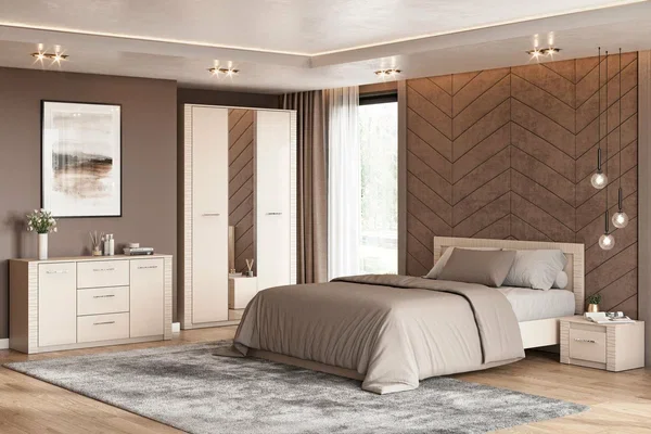 Комод 3 ящика двухстворчатый Калипсо меланж Комод 3 ящика двухстворчатый Калипсо меланж