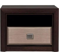 Тумба прикроватная Коен KOM1S венге/штрокс Тумба прикроватная Коен KOM1S венге/штрокс