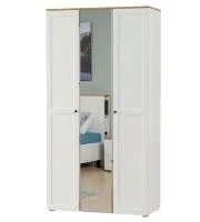 Шкаф для одежды Остин 13.336.03 белый шагрень/дуб крафт золотой