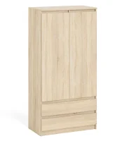 Шкаф два ящика и две дверки МШ 900.1 дуб сонома