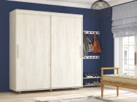 Шкаф-купе Комфорт-12 Прайм 2.0 дуб крафт белый (без зеркал)