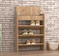 Обувница открытая 600 дуб крафт золотой Обувница открытая 600 дуб крафт золотой