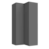 Шкаф угловой прямой Челси графит Шкаф угловой прямой Челси графит