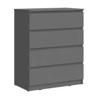 Комод Челси 800 (4 ящика) графит Комод Челси 800 (4 ящика) графит