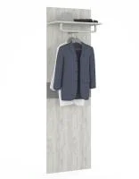 Вешалка Юнона 15.13 дуб белый/серый шифер