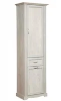 Шкаф пенал Сохо 32.04-01 бетон пайн белый