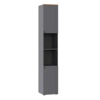 Стеллаж Остин 16.427 серый графит/дуб крафт золотой