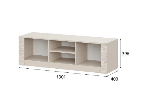 Тумба для телевидеоаппаратуры Калипсо (1,3 м) меланж