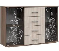 Комод К-7 ясень шимо темный/шимо светлый Комод К-7 ясень шимо темный/шимо светлый