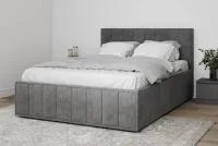 Кровать Лана 180х200 с подъемным механизмом, велюр графит софт Кровать Лана 180х200 с подъемным механизмом, велюр графит софт