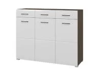 Комод Ненси венге/белый глянец Комод Ненси венге/белый глянец