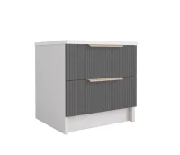 Тумба Лавис ТД 400.1 белый/графит софт Тумба Лавис ТД 400.1 белый/графит софт