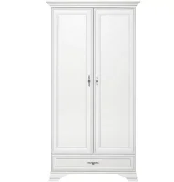 Шкаф двустворчатый Кентаки SZF2D1S белый