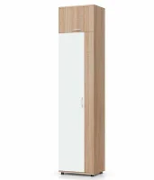 Шкаф платяной П-5 дуб сонома/белый