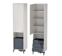 Пенал Лион П-1 ясень анкор светлый/графит Пенал Лион П-1 ясень анкор светлый/графит