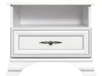 Тумба прикроватная Кентаки KOM1S белый Тумба прикроватная Кентаки KOM1S белый